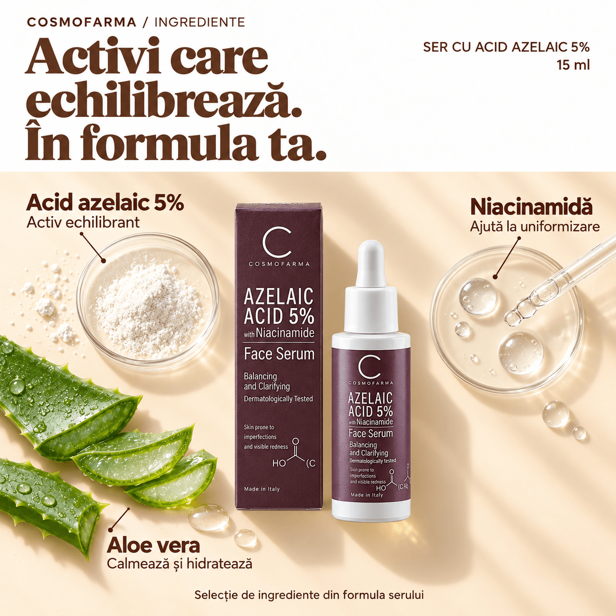 Cosmofarma - Ser de față cu Acid Azelaic 5%