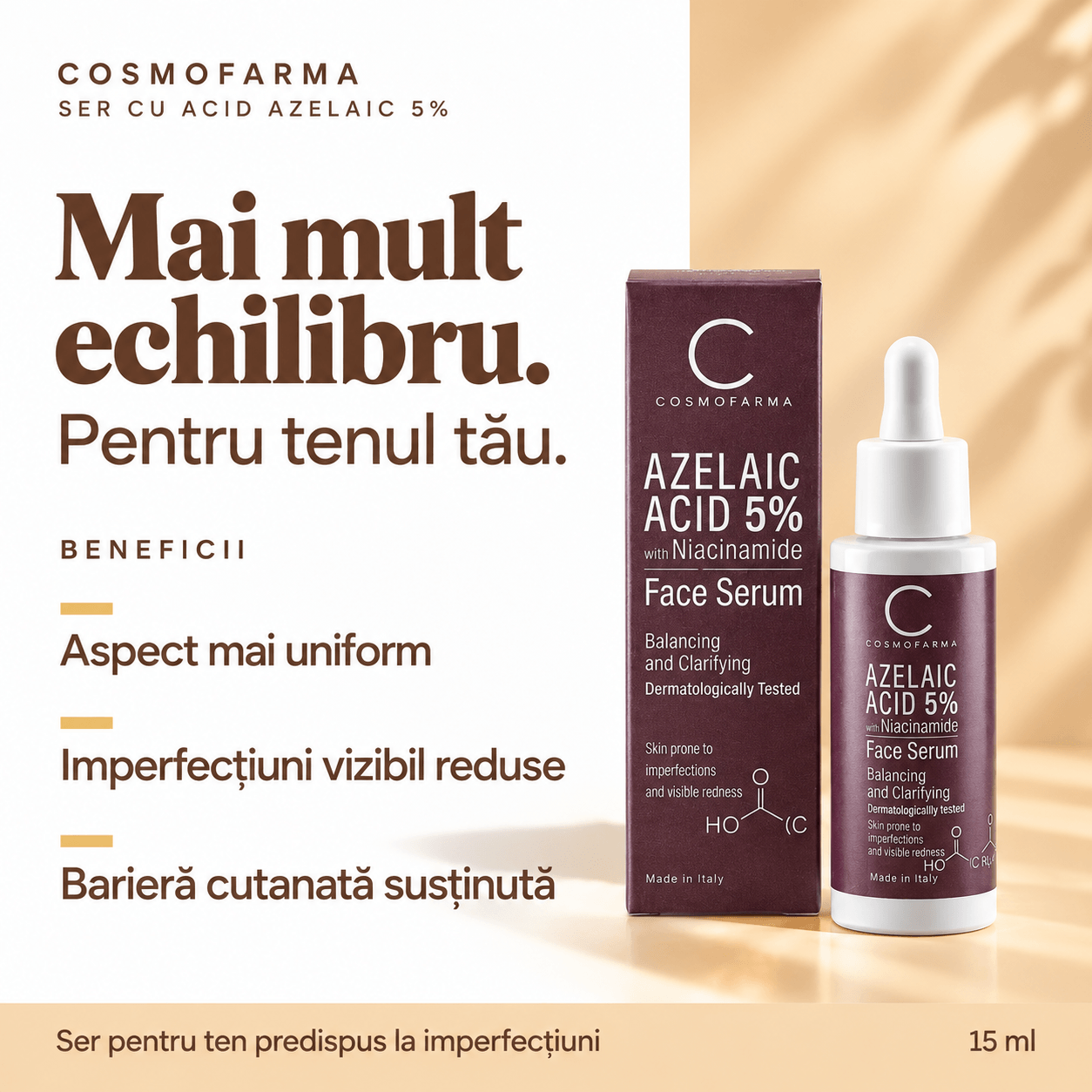 Cosmofarma - Ser de față cu Acid Azelaic 5%