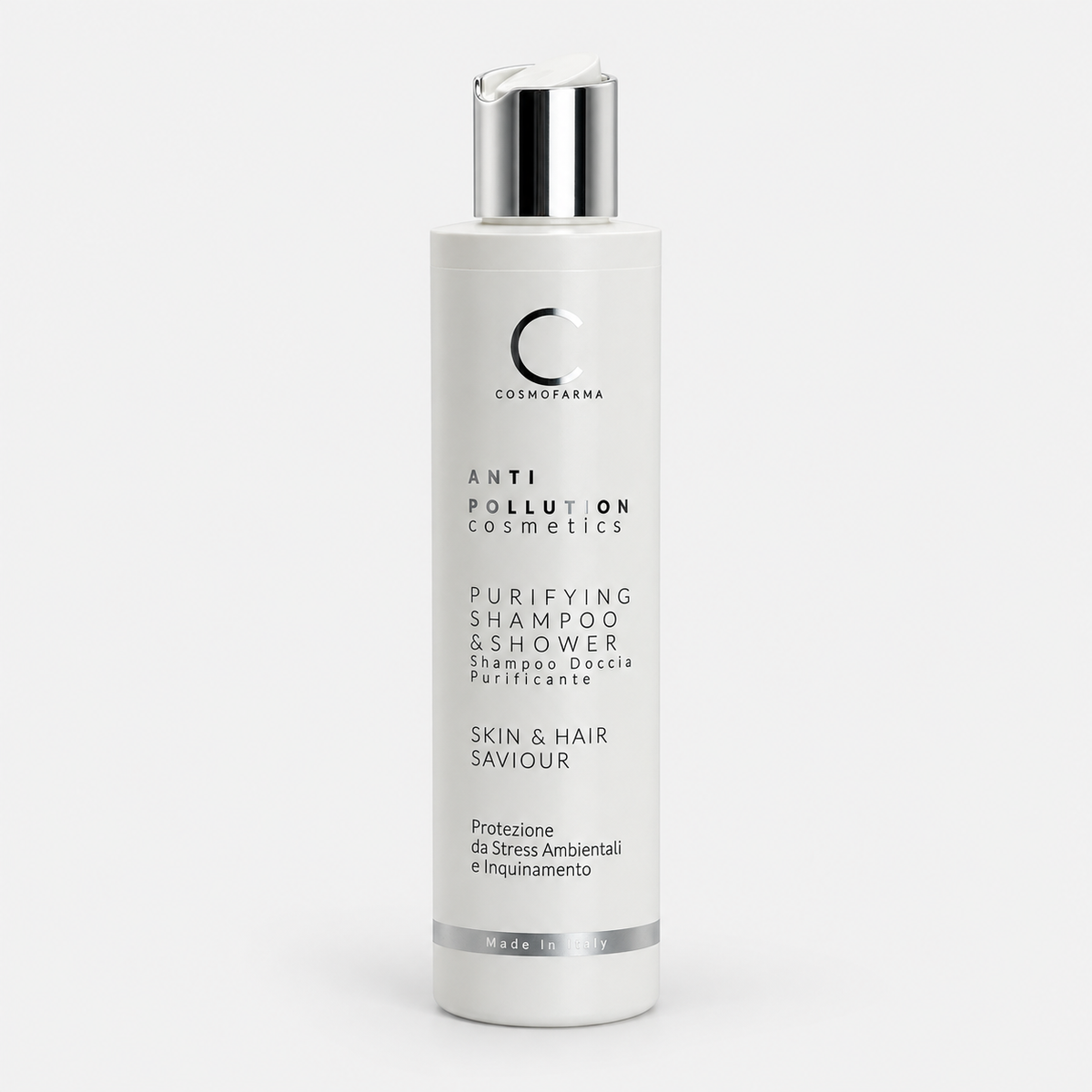 Gel de duș și șampon 2în1 detox, curățare anti-poluare - Cosmo Anti Pollution, 250 ml