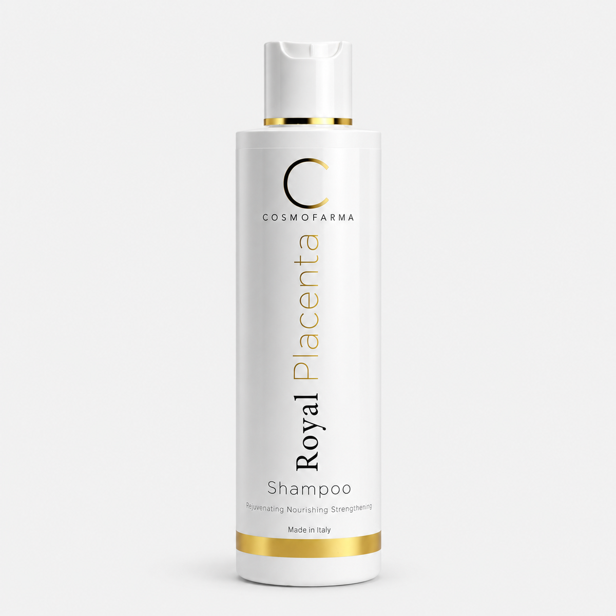 Șampon fortifiant pentru păr subțire și slăbit cu lăptișor de matcă - Cosmofarma Royal Placenta, 250 ml