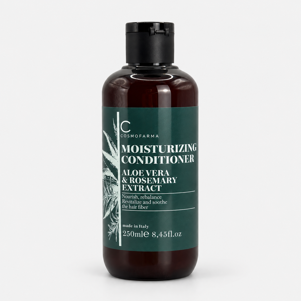 Balsam hidratant pentru păr uscat cu aloe vera și rozmarin - Cosmofarma, 250 ml
