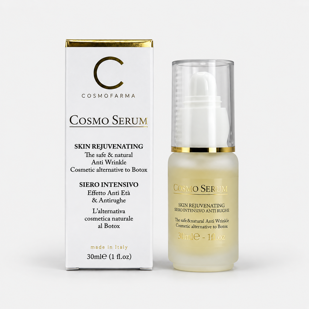Ser antirid pentru riduri fine și pierderea fermității - Cosmo, 30 ml
