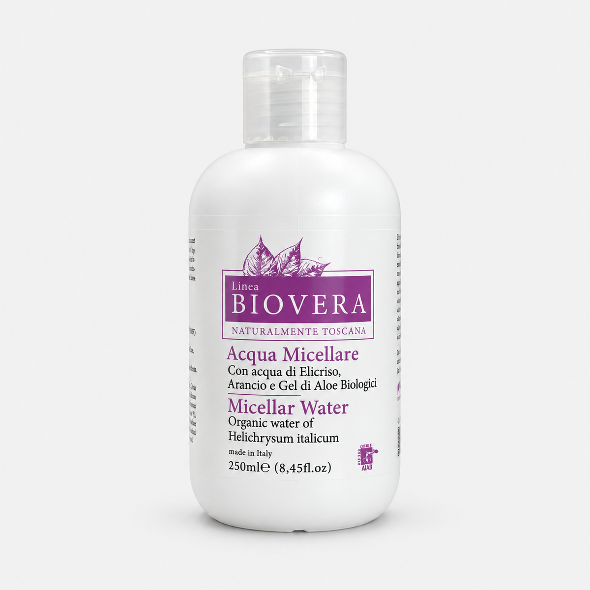 Apă micelară pentru demachiere fără clătire, toate tipurile de ten - BioVera, 250 ml