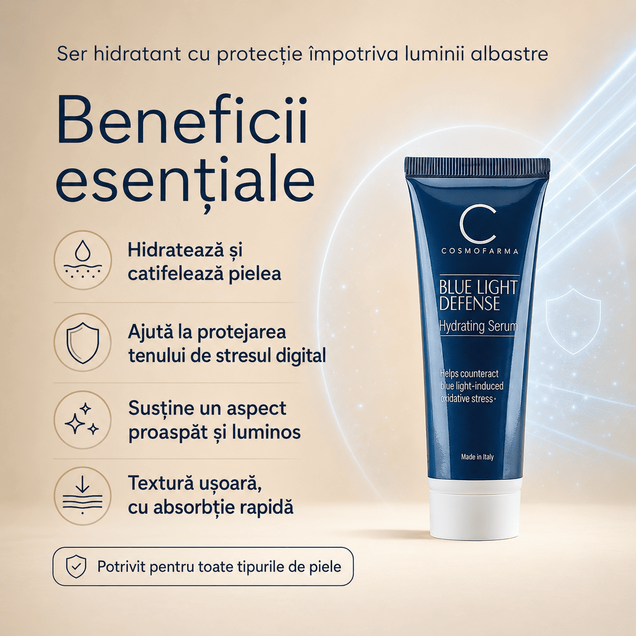 Cosmofarma - Ser Blue Light (protecție lumină albastră)