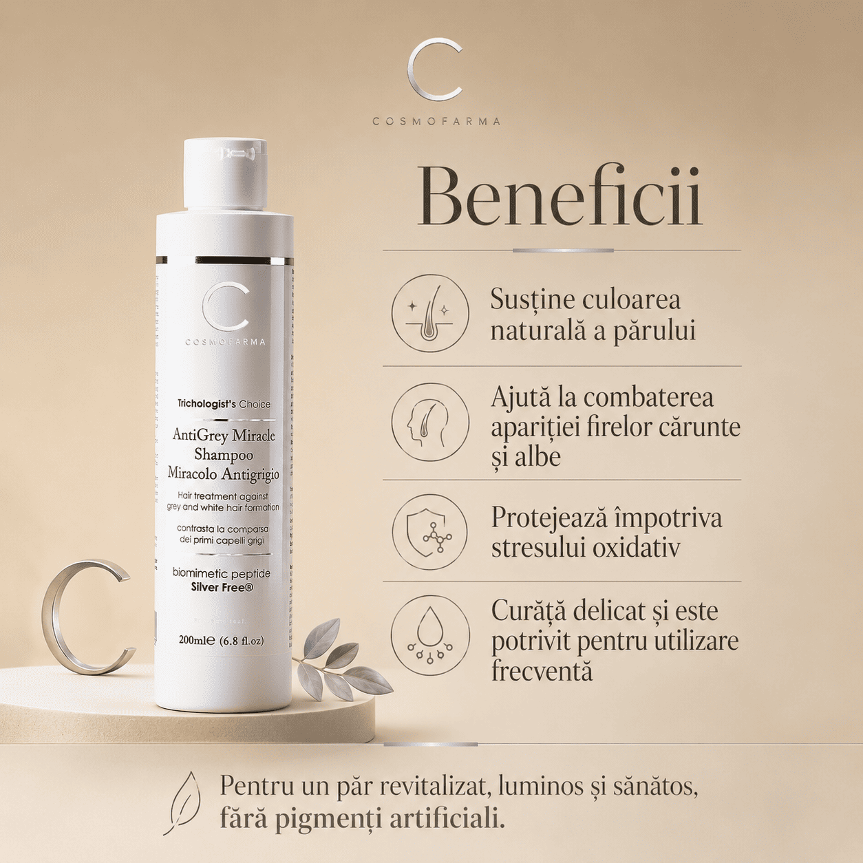 Cosmo Anti Grey - Șampon Miracle (silver free)