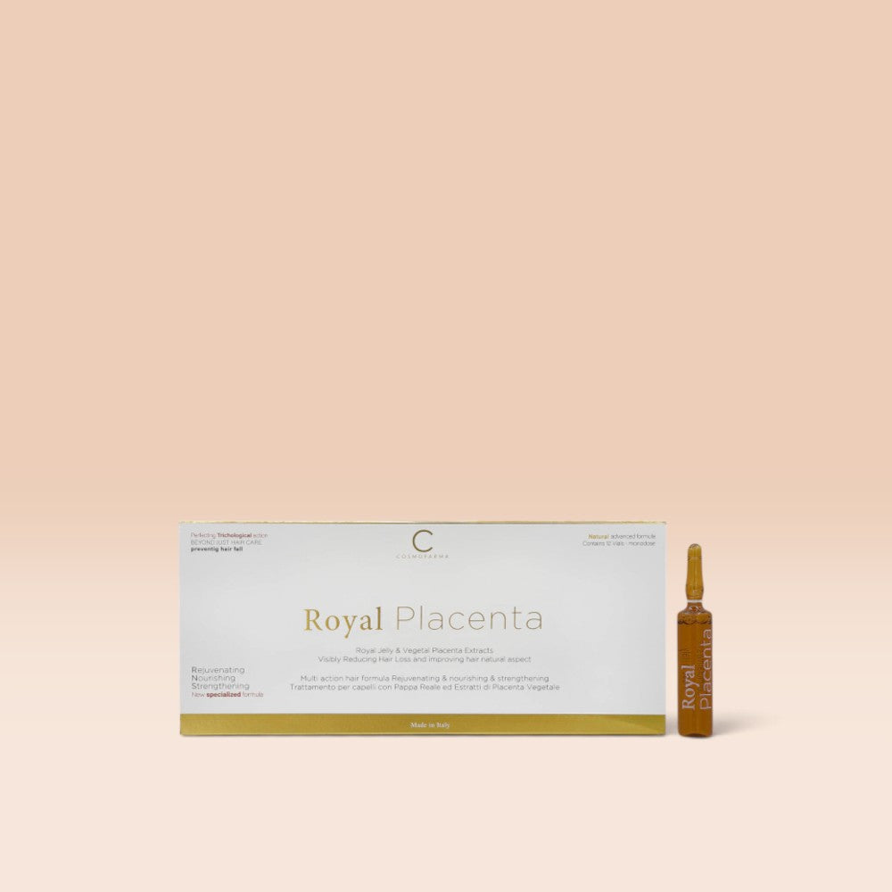 Cosmofarma Royal Placenta - Fiole/Loțiune de păr 12 fiole x 10 ml
