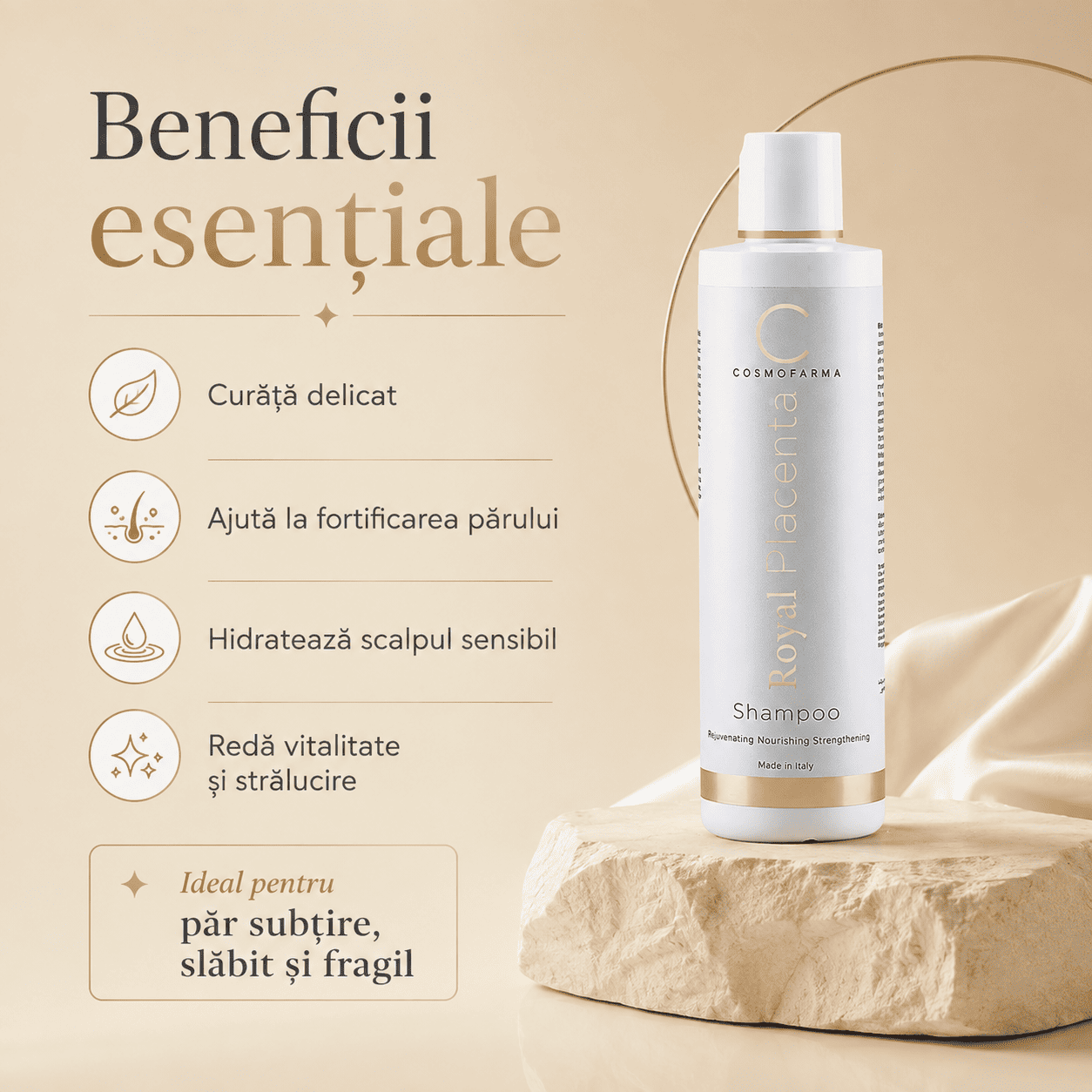 Cosmofarma Royal Placenta - Șampon