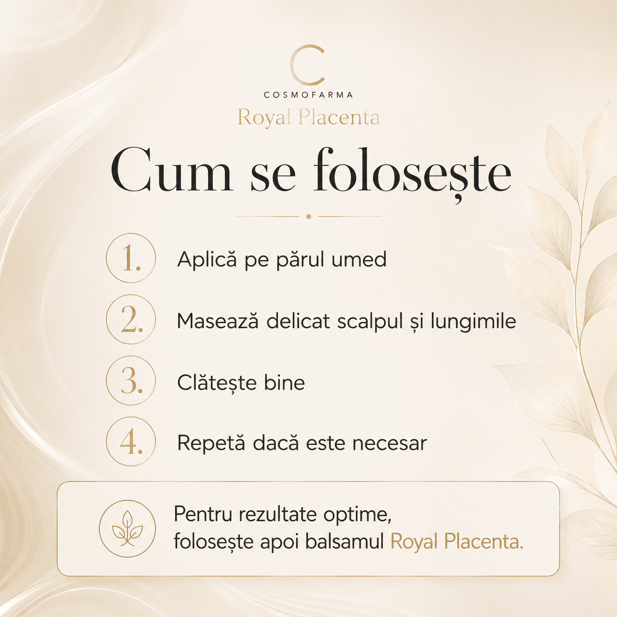 Cosmofarma Royal Placenta - Șampon